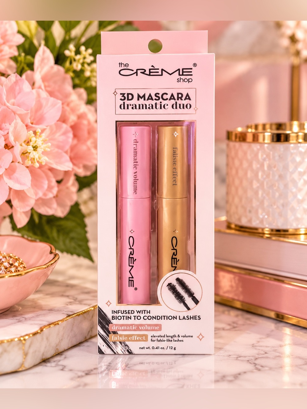 💕 The Crème Shop 3D Mascara Dramatic Duo – 2-Piece Set